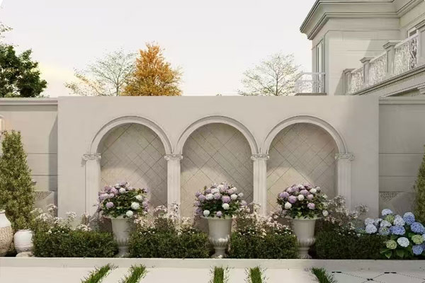 高端私家别墅花园施工