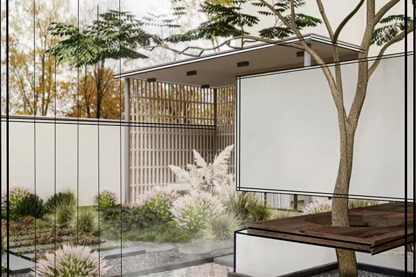 高端私家别墅花园施工